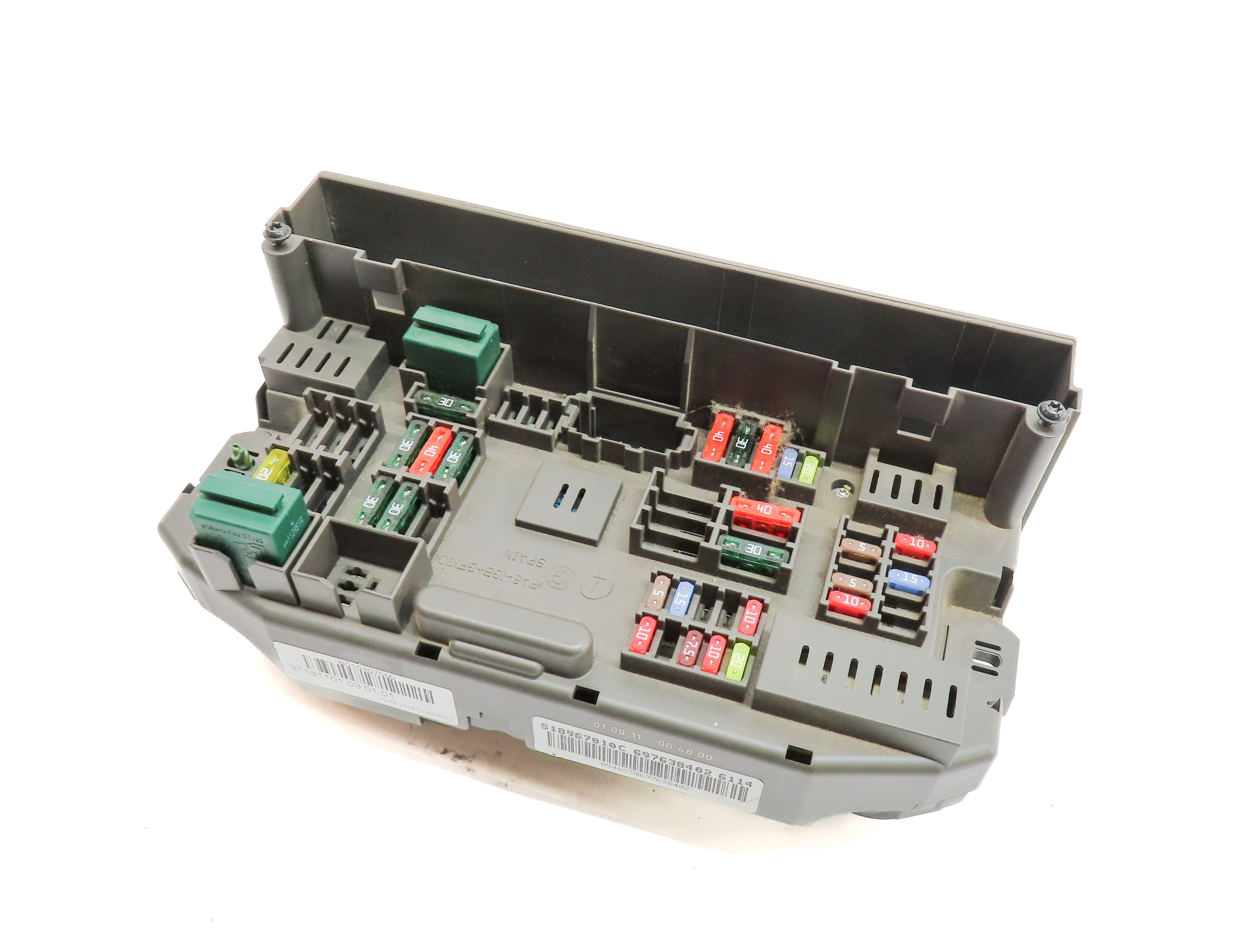 2012 BMW X5 (E70) 3.0L DIESEL (M57Y) FRONT POWER DISTRIBUTION FUSE RELAY BOX — exact item pictured